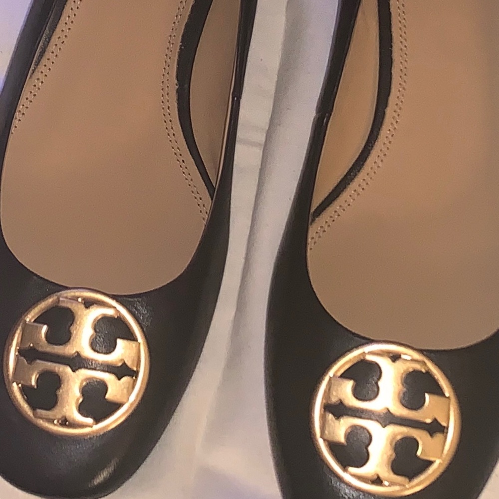 NIB Black Tory Burch Chelsea 25mm Ballet Flats